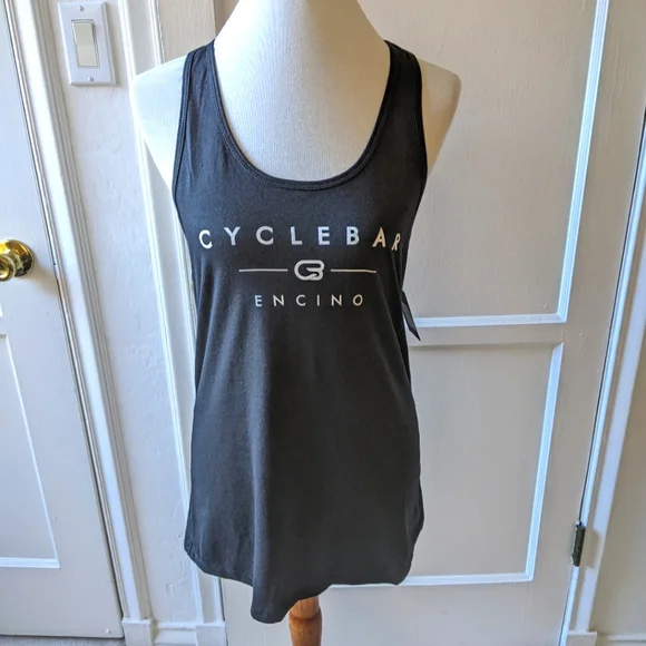 Cyclebar black tank top NWT size L - Picture 2 of 9